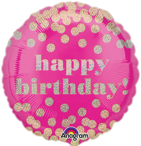 Happy Birthday foil balloon