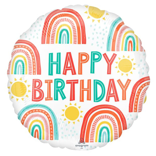 Happy Birthday foil balloon