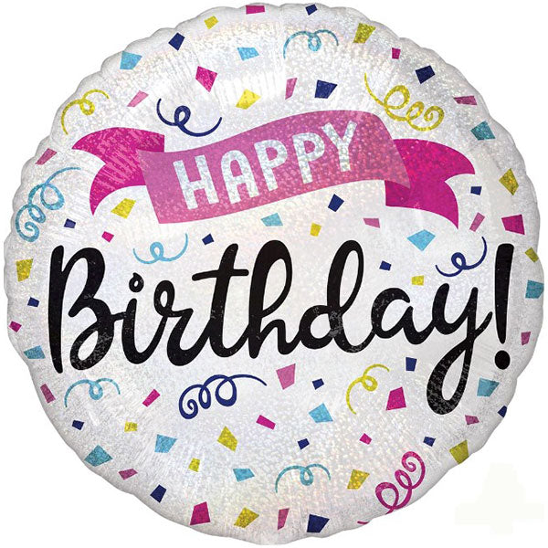 Happy Birthday foil balloon