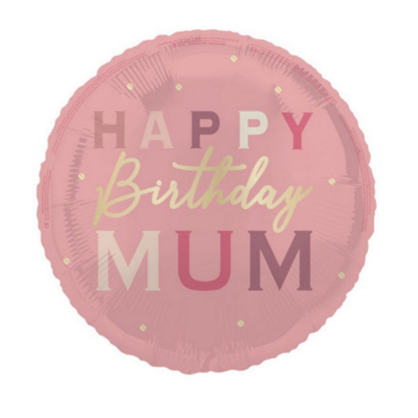 Happy Birthday Mum foil balloon