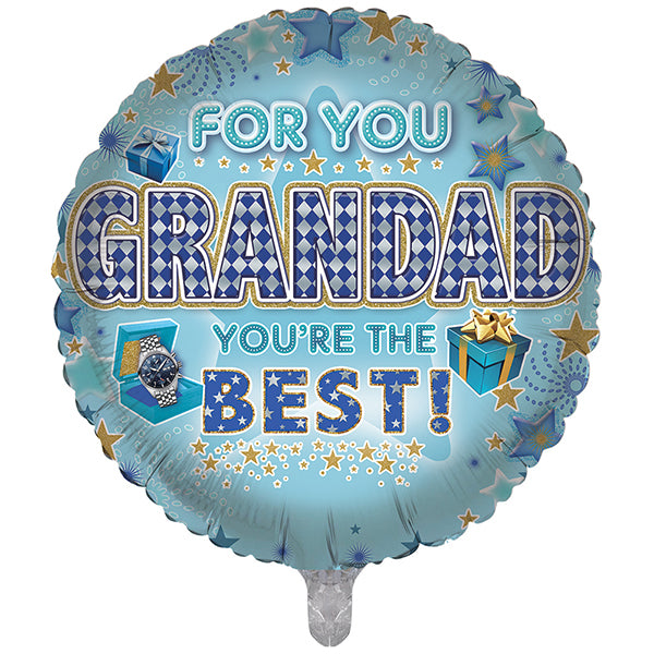 Grandad your the best foil balloon