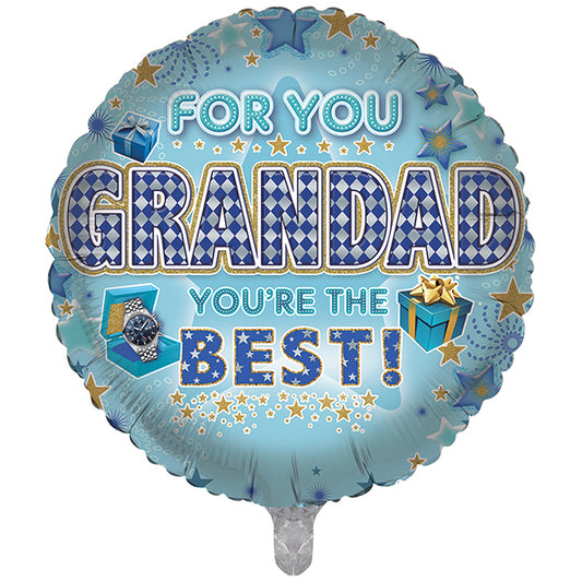 Grandad your the best foil balloon