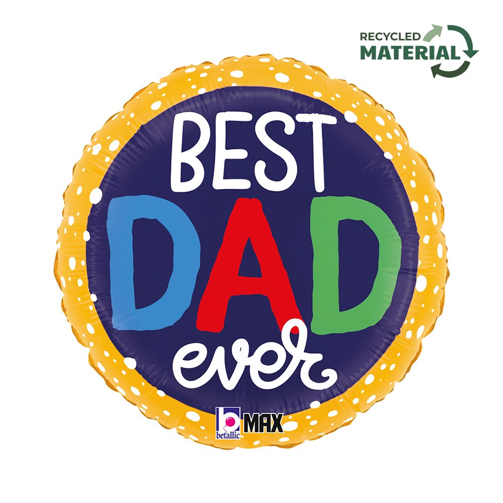 Best Dad Ever foil balloon