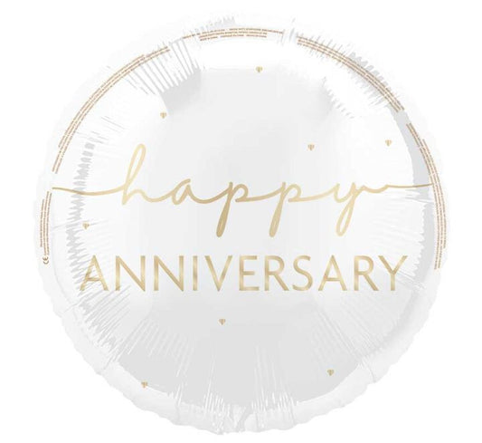 Happy Anniversary foil balloon