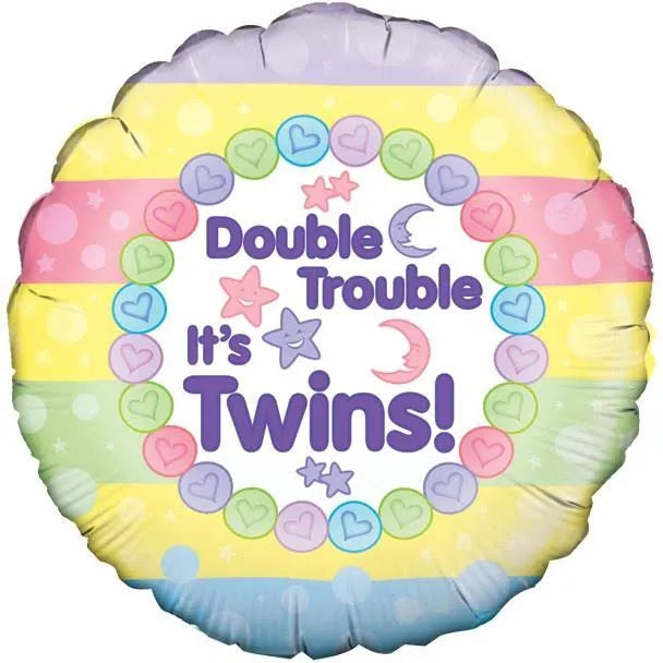 Double Trouble It’s Twins! Foil balloon
