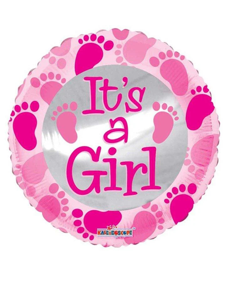 It’s a girl foil balloon