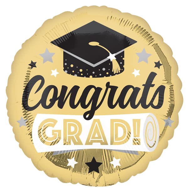 Congrats Grad! Foil balloon