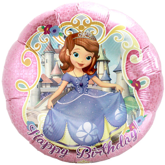 Sofia The First Happy Birthday foil balloon