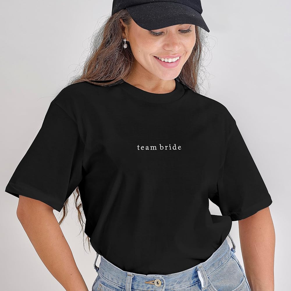Black ‘Team Bride’ T-Shirt