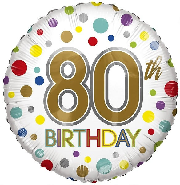 Age 80 Foil balloon