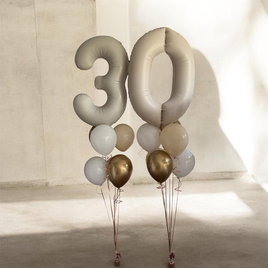 XL number cluster - 6 latex