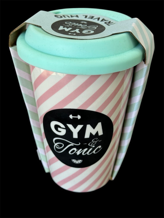 Ceramic Gym & Tonic Travel Mug