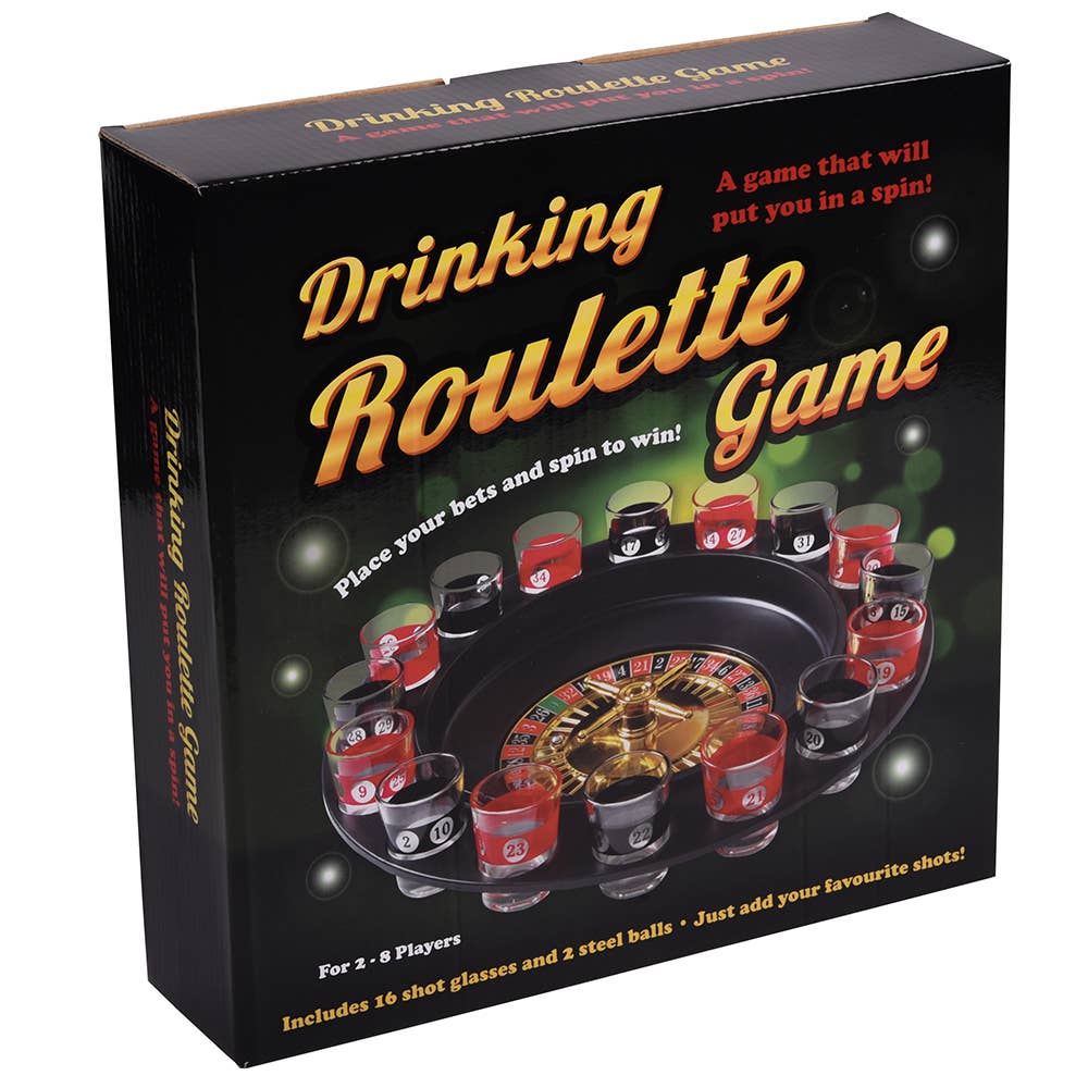 Drinking Roulette Game - Novelty Gifts, Drinking Games, Father's Day