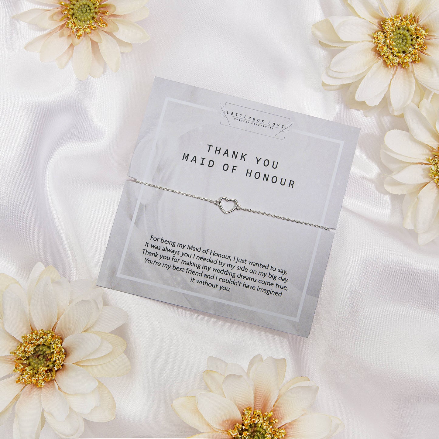 Maid of Honour Thank You Bracelet