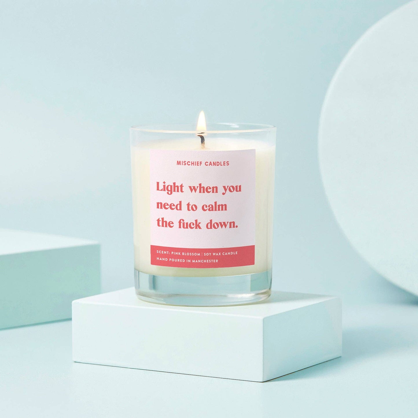 Funny Calm the Fuck Down Friendship Gift Funny Candle