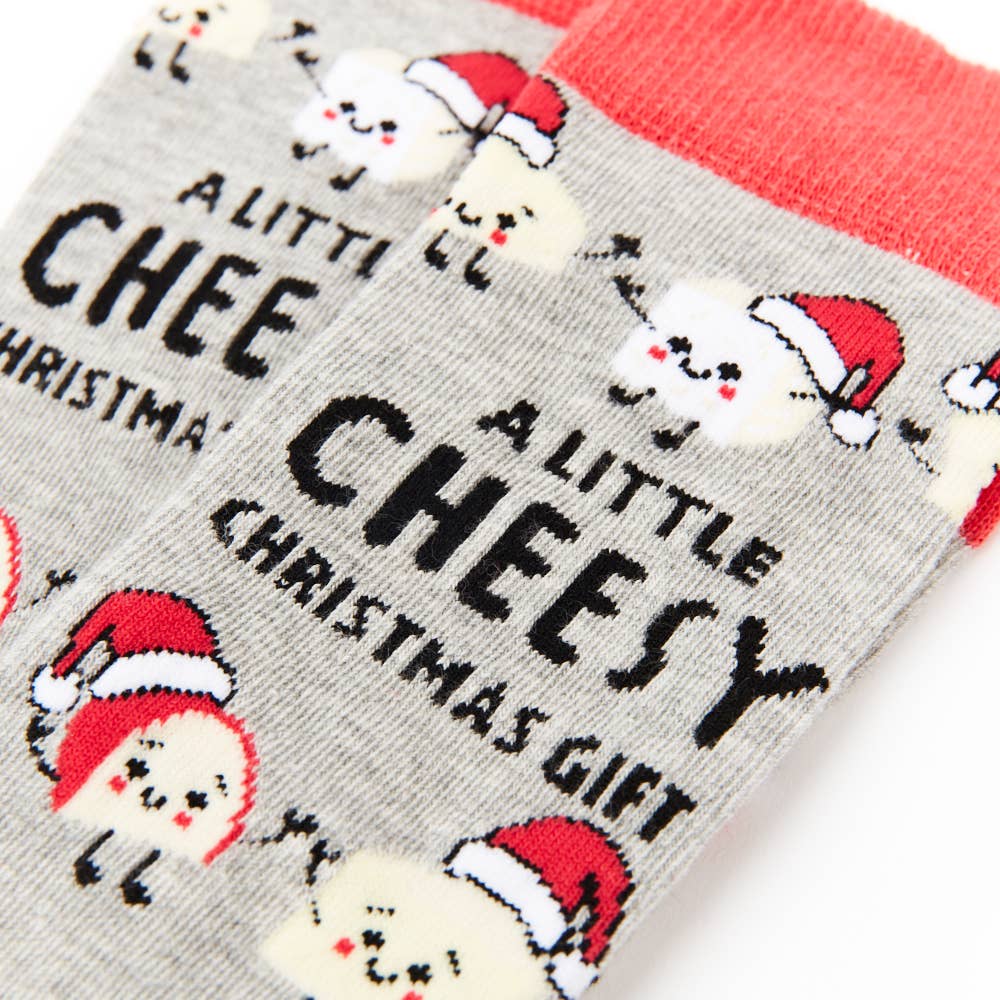 Unisex Cheesy Christmas Gift Socks