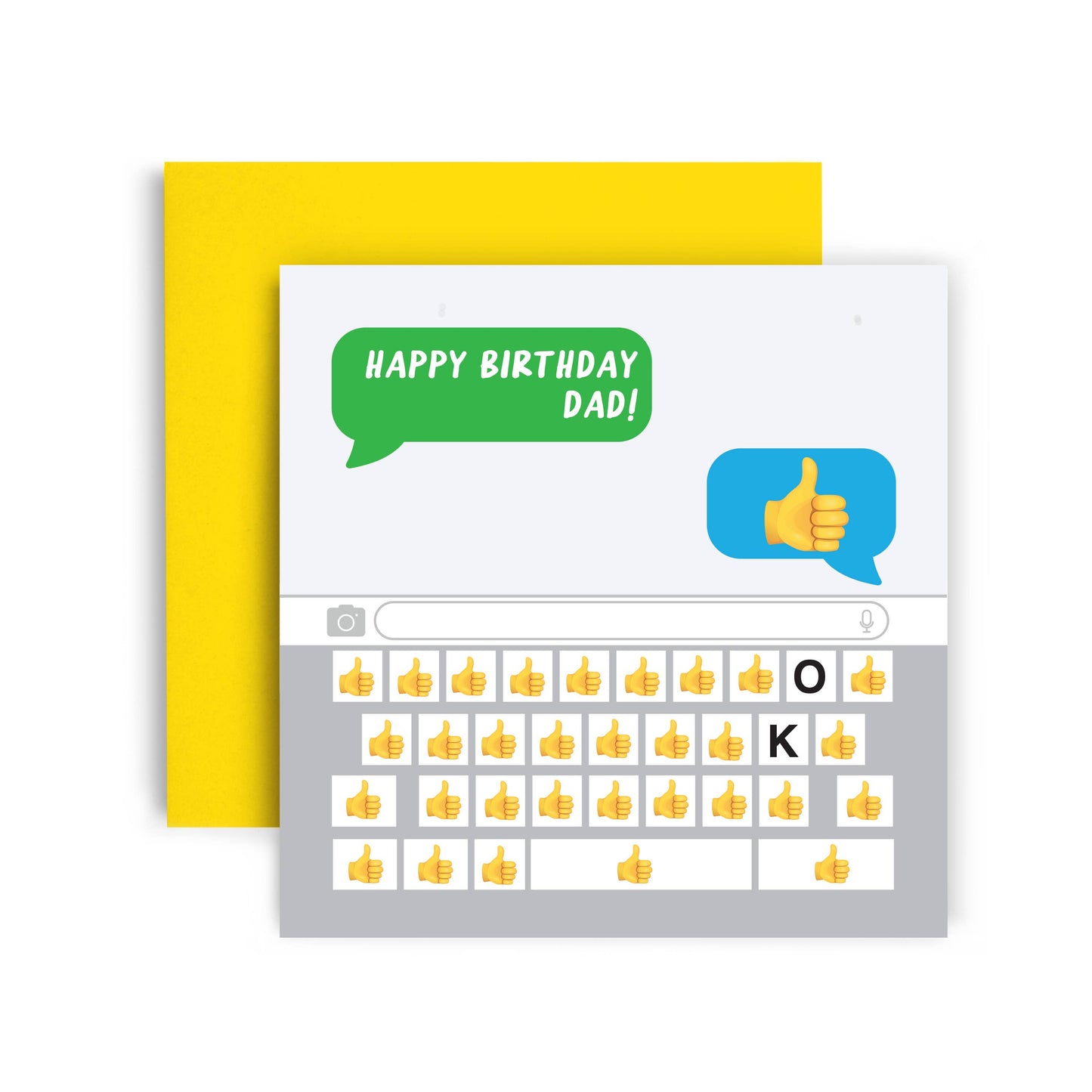 Text Message Funny Dad Birthday Card