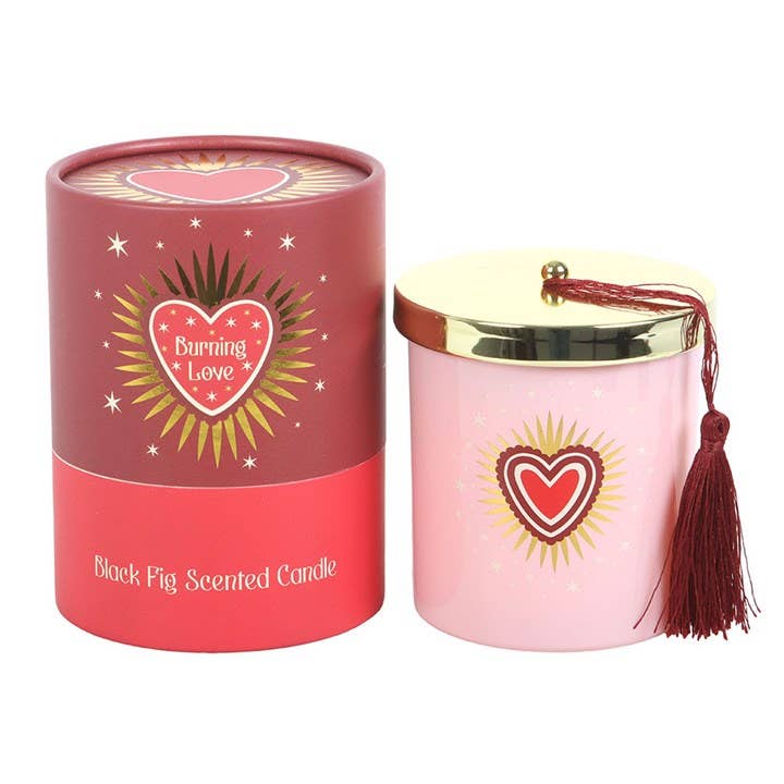 Burning Love Candle Black Fig Valentine's Day