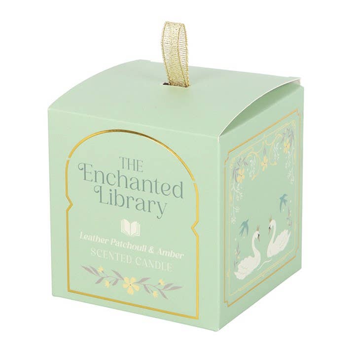 Enchanted Library Candle Leather, Patchouli & Amber