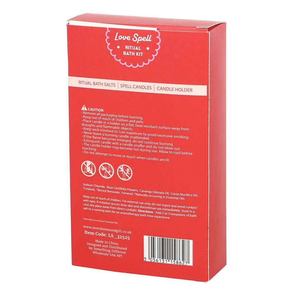 Valentine's Day Love Spell Ritual Bath Salt Kit
