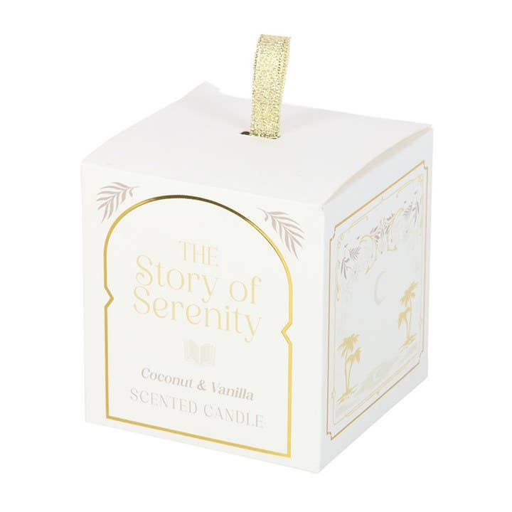 Coconut & Vanilla Candle The Story of Serenity