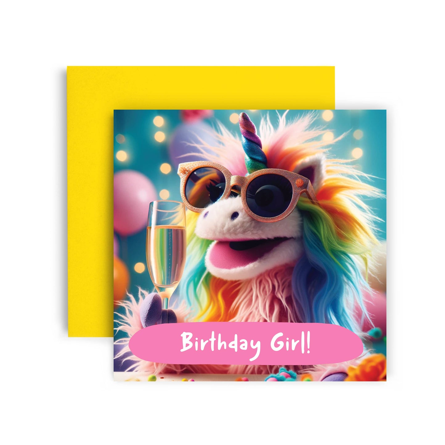Birthday Girl Unicorn Birthday Card
