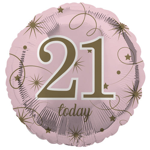 Age 21 Foil balloon